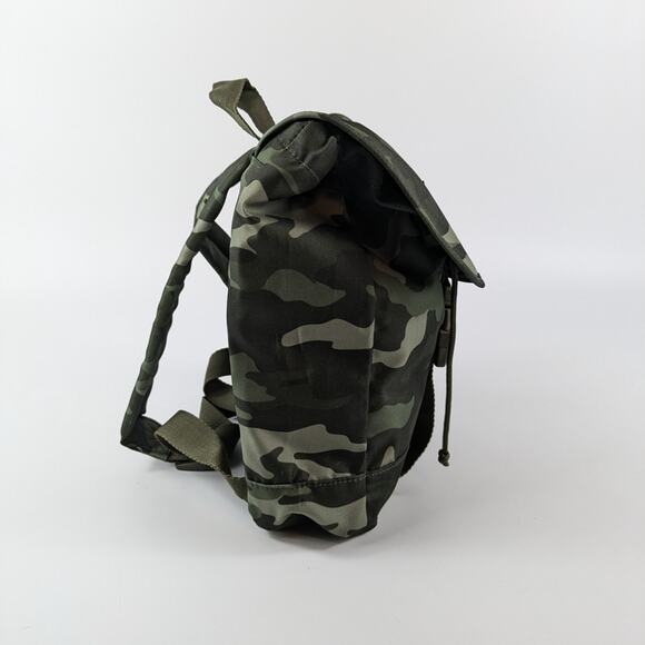 Victoria’s Secret PINK Collection Mini Camo Green Backpack Tote Bag Travel Purse - Picture 2 of 16